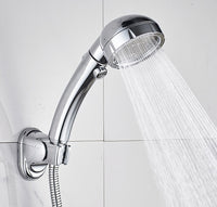 Negative ion pressurized water saving hand shower