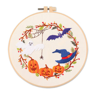 New Product Cross-border English Amazon Embroidery DIY Embroidery Material Package Christmas Halloween Adult Beginner