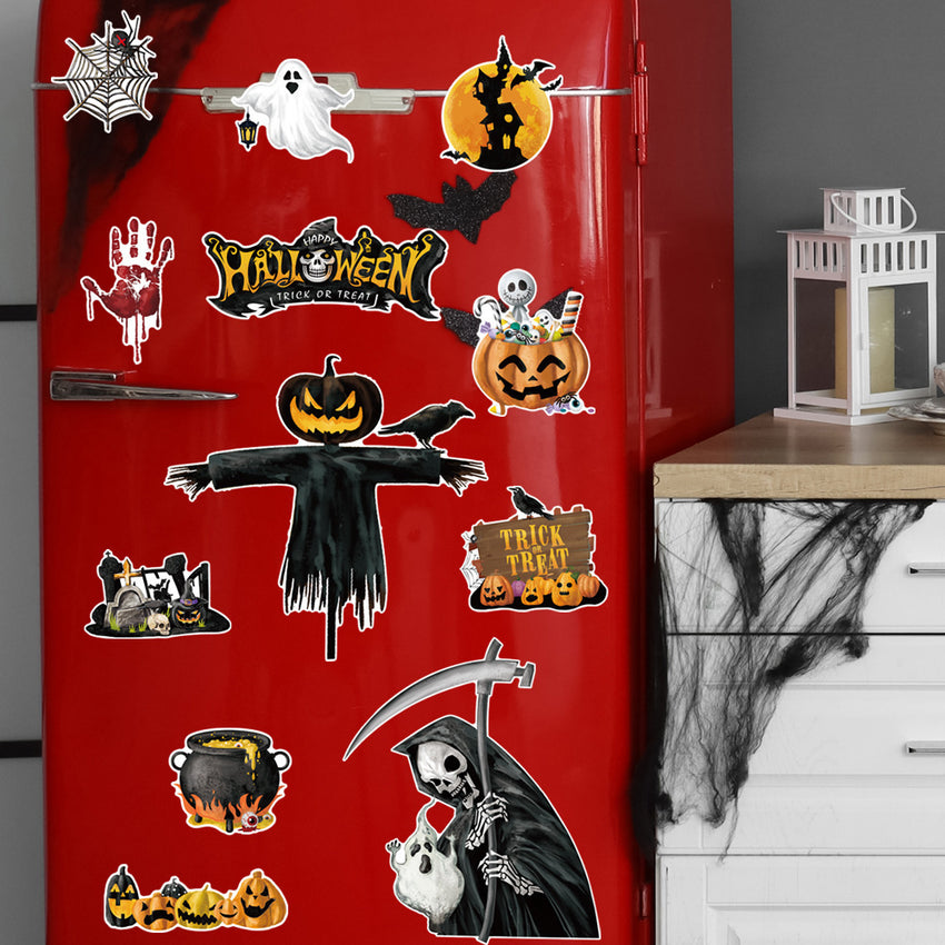 Halloween Magnetic Suction Fridge Stickers