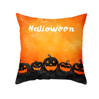 New Product Halloween Pillowcase Pumpkin Letter Fly Velvet Pillow Cushion Cover